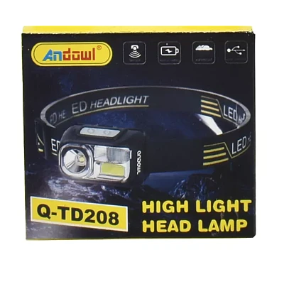 Lanterna de cap Andowl Q TD208 cu lumina alba si rosie Lanterna de cap Andowl Q TD208 cu lumina alba si rosie