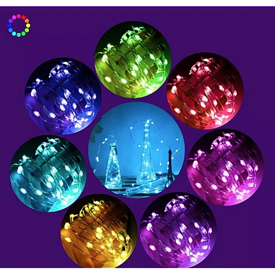 Instalatie decorativa RGB Cu Control Bluetooth Prin Aplicatie 5 metri Luminozitate Reglabila USB Multicolor Instalatie decorativa RGB Cu Control Bluetooth Prin Aplicatie 5 metri Luminozitate Reglabila USB Multicolor
