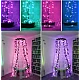 Instalatie decorativa RGB Cu Control Bluetooth Prin Aplicatie 5 metri Luminozitate Reglabila USB Multicolor Instalatie decorativa RGB Cu Control Bluetooth Prin Aplicatie 5 metri Luminozitate Reglabila USB Multicolor