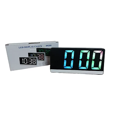 Ceas digital inteligent de masa MARE cu alarma SR2205C Ceas digital inteligent de masa MARE cu alarma SR2205C
