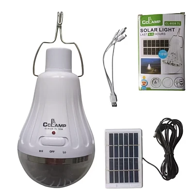 Panou solar CL 6028 MAX cu bec reincarcabil Panou solar CL 6028 MAX cu bec reincarcabil