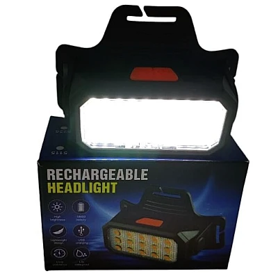 Lanterna de Cap 5225 cu 6 Moduri de iluminare reincarcabila prin USB Rectangulara Lanterna de Cap 5225 cu 6 Moduri de iluminare reincarcabila prin USB Rectangulara