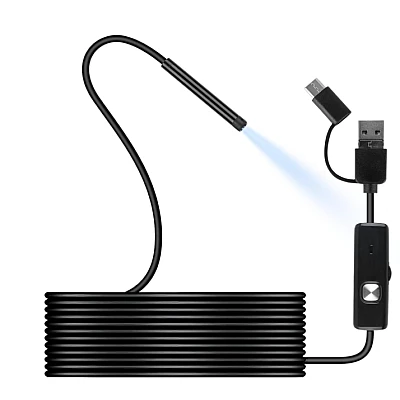 Camera Endoscop 3 in 1 USB C pentru Android si Windows 10 METRI waterproof Camera Endoscop 3 in 1 USB C pentru Android si Windows 10 METRI waterproof