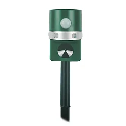 Aparat solar impotriva daunatorilor VERDE cu ultrasunete pentru gradina cu tarus buton on/off Aparat solar impotriva daunatorilor VERDE cu ultrasunete pentru gradina cu tarus buton on/off