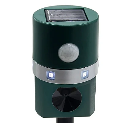 Aparat solar impotriva daunatorilor VERDE cu ultrasunete pentru gradina cu tarus buton on/off Aparat solar impotriva daunatorilor VERDE cu ultrasunete pentru gradina cu tarus buton on/off