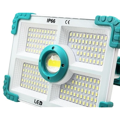 Proiector solar COBA CB F188 cu 188 LED putere 100 W alb/albastru 5 casete Proiector solar COBA CB F188 cu 188 LED putere 100 W alb/albastru 5 casete