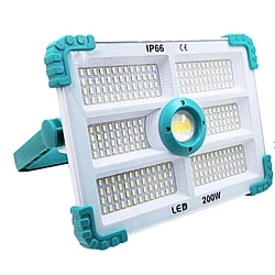 Proiector solar COBA CB F280 putere 200W si 280 LED alb/albastru 6 casete