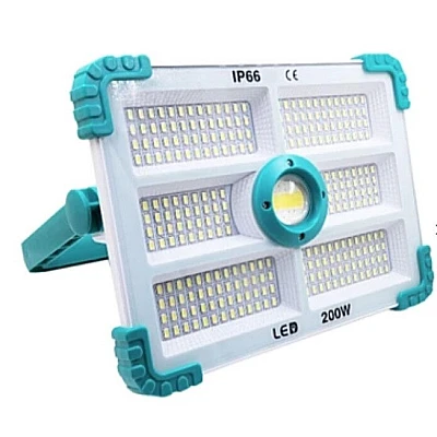 Proiector solar COBA CB F280 putere 200W si 280 LED alb/albastru 6 casete Proiector solar COBA CB F280 putere 200W si 280 LED alb/albastru 6 casete