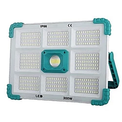 Proiector solar COBA CB F374 cu 374 LED putere 300 W alb/albastru 9 casete