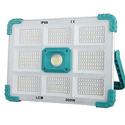 Proiector solar COBA CB F374 cu 374 LED putere 300 W alb/albastru 9 casete Proiector solar COBA CB F374 cu 374 LED putere 300 W alb/albastru 9 casete