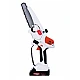 Mini fierastrau Edon MX294 Profesional 2 acumulatori 42 V 8Ah rezervor ulei sistem ungere lant lama 20 cm NEGRU CU PORTOCALIU