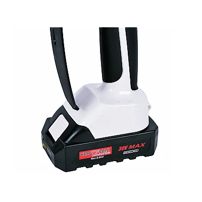 Mini fierastrau Edon MX294 Profesional 2 acumulatori 42 V 8Ah rezervor ulei sistem ungere lant lama 20 cm NEGRU CU PORTOCALIU