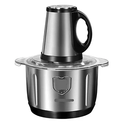 Tocator Electric Profesiona Bol 2L Inox Putere 250W 5 Lame Carne si Legume Tocator Electric Profesiona Bol 2L Inox Putere 250W 5 Lame Carne si Legume