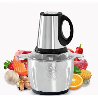 Tocator Electric Profesiona Bol 2L Inox Putere 250W 5 Lame Carne si Legume Tocator Electric Profesiona Bol 2L Inox Putere 250W 5 Lame Carne si Legume