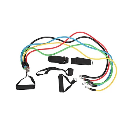 Sistem de antrenament fitness JT 003 cu corzi extensibile Sistem de antrenament fitness JT 003 cu corzi extensibile