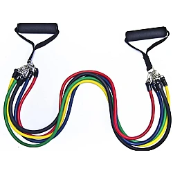 Sistem de antrenament fitness JT 003 cu corzi extensibile