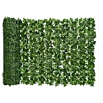 Gard 1m x 3m lungime cu frunze artificiale verde decoractiv 