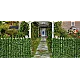 Gard 1m x 3m lungime cu frunze artificiale verde decoractiv Gard 1m x 3m lungime cu frunze artificiale verde decoractiv