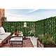 Gard 1m x 3m lungime cu frunze artificiale verde decoractiv Gard 1m x 3m lungime cu frunze artificiale verde decoractiv