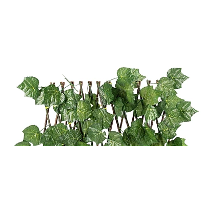 Gard artificial 1 x 1 m model FRUNZE verzi decorativ Gard artificial 1 x 1 m model FRUNZE verzi decorativ