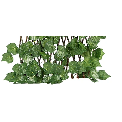 Gard artificial 1 x 1 m model FRUNZE verzi decorativ Gard artificial 1 x 1 m model FRUNZE verzi decorativ