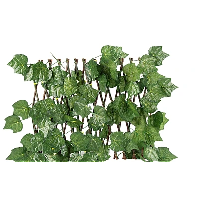 Gard artificial 1 x 1 m model FRUNZE verzi decorativ Gard artificial 1 x 1 m model FRUNZE verzi decorativ