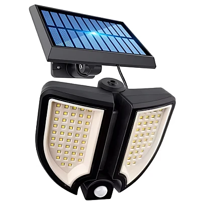 Lampa solara YT 90 cu 90 LED cu senzor de miscare si telecomanda Lampa solara YT 90 cu 90 LED cu senzor de miscare si telecomanda