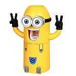Dozator Minion pasta de dinti si suport periute