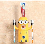 Dozator Minion pasta de dinti si suport periute Dozator Minion pasta de dinti si suport periute