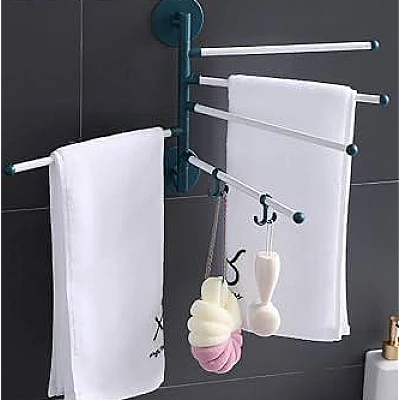 Organizator prosoape pentru baie cu 5 nivele