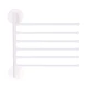 Organizator prosoape pentru baie cu 5 nivele