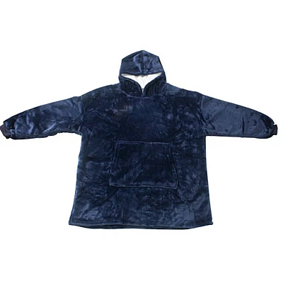 Patura tip hanorac cu maneci gluga si buzunar Oversized Patura tip hanorac cu maneci gluga si buzunar Oversized