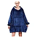 Patura tip hanorac cu maneci gluga si buzunar Oversized Patura tip hanorac cu maneci gluga si buzunar Oversized