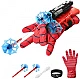 Set 2 Manusi Spiderman cu ventuze sfoara si lansator rosii Set 2 Manusi Spiderman cu ventuze sfoara si lansator rosii