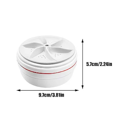 Mini masina de spalat universala pentru rufe si vesela cu ultrasunete portabil Mini masina de spalat universala pentru rufe si vesela cu ultrasunete portabil