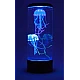 Lampa de masa cu meduze electrice efect de acvariu schimbare de culoare