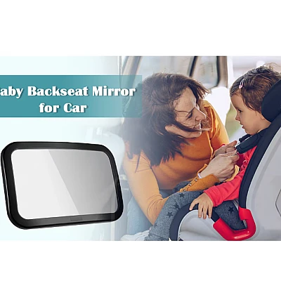 Oglinda auto supraveghere bebe fixare tetiera suport anti alunecare 360 grade Oglinda auto supraveghere bebe fixare tetiera suport anti alunecare 360 grade