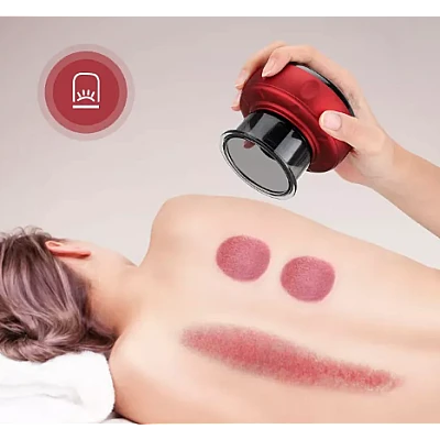 Aparat vacuum electric Terapie prin ventuze masaj si incalzire 12 niveluri de presiune Aparat vacuum electric Terapie prin ventuze masaj si incalzire 12 niveluri de presiune