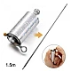 Baston Extensibil Automat cu Siguranta Metalic 150 cm Deschis 6 cm Inchis Baston Extensibil Automat cu Siguranta Metalic 150 cm Deschis 6 cm Inchis