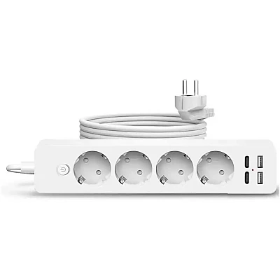 Prelungitor JORTAN OG2204 cu 4 prize 2 porturi USB si 2 Type C 2 metri Prelungitor JORTAN OG2204 cu 4 prize 2 porturi USB si 2 Type C 2 metri