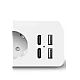 Prelungitor JORTAN OG2205 cu 5 prize 2 porturi USB si 2 Type C 2 metri Prelungitor JORTAN OG2205 cu 5 prize 2 porturi USB si 2 Type C 2 metri