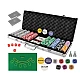 Set Joc de Poker cu 500 Jetoane si Valiza Aluminiu + Accesorii Complete Set Joc de Poker cu 500 Jetoane si Valiza Aluminiu + Accesorii Complete