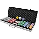 Set Joc de Poker cu 500 Jetoane si Valiza Aluminiu + Accesorii Complete Set Joc de Poker cu 500 Jetoane si Valiza Aluminiu + Accesorii Complete