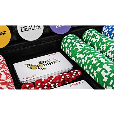Set Joc de Poker cu 500 Jetoane si Valiza Aluminiu + Accesorii Complete Set Joc de Poker cu 500 Jetoane si Valiza Aluminiu + Accesorii Complete