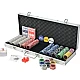 Set Joc de Poker cu 500 Jetoane si Valiza Aluminiu + Accesorii Complete Set Joc de Poker cu 500 Jetoane si Valiza Aluminiu + Accesorii Complete