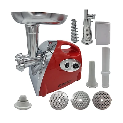 UB Masina electrica tocat carne MX713 de 3500W 3 site accesorii rosii functia revers motor cupru UB Masina electrica tocat carne MX713 de 3500W 3 site accesorii rosii functia revers motor cupru