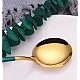 Set de 24 tacamuri elegante si rafinate cu un finisaj luxos VERDE cu AURIU Set de 24 tacamuri elegante si rafinate cu un finisaj luxos VERDE cu AURIU