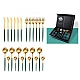 Set de 24 tacamuri elegante si rafinate cu un finisaj luxos VERDE cu AURIU Set de 24 tacamuri elegante si rafinate cu un finisaj luxos VERDE cu AURIU