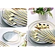 Set de 24 tacamuri elegante si rafinate cu un finisaj luxos AURII Set de 24 tacamuri elegante si rafinate cu un finisaj luxos AURII