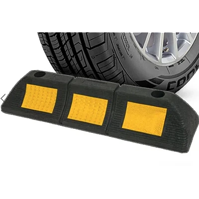 Opritor roti auto reflectorizant pentru locul de parcare sau blocare roti Opritor roti auto reflectorizant pentru locul de parcare sau blocare roti